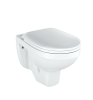 Унитаз подвесной "Рио" белый, сиденье полипропилен