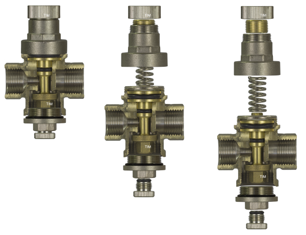 Редуктор давления TIM Ду 15   (1-4Bar, никелированный)