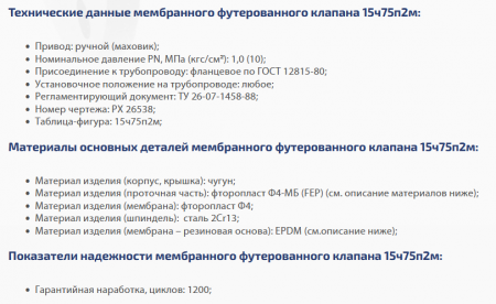 Вентиль 15ч75п2М (РХ 26538-03) Ду 80,  Ру-10, Т-110 (футерованный фторопластом)