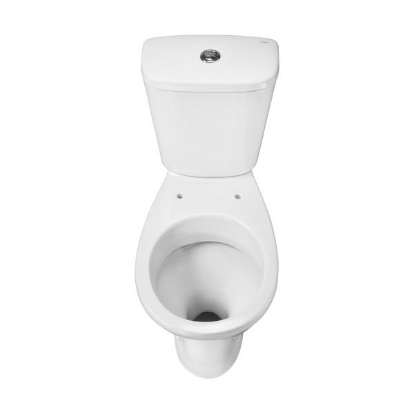 Унитаз "PRO" белый, 1 кн.арм., прямой выпуск, нижн.подв., сид.полипр.