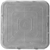 Люк полимерный квадратный 15кН (1,5тн) 660х660 Серый