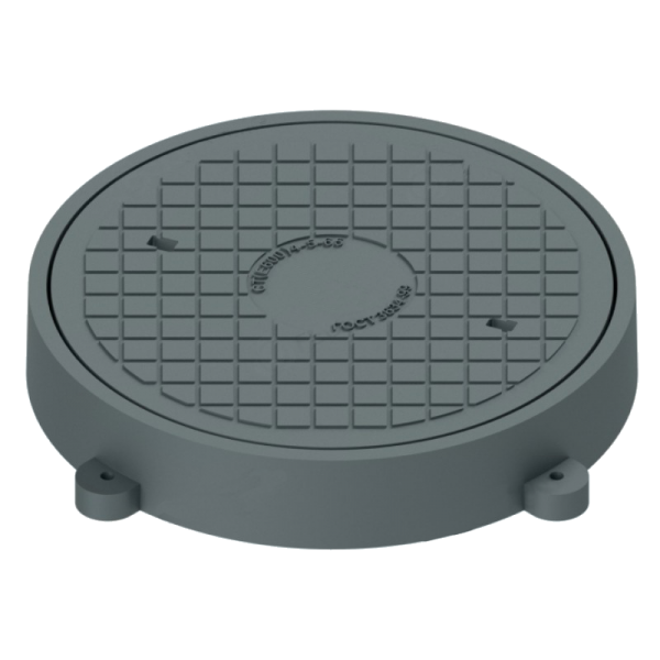 Люк чугунный, сверхтяжелый СТ (Е600)