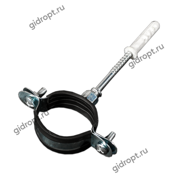 Хомут металлический с крепежом 32-36мм (1", М6) Китай