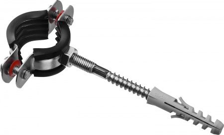 Хомут металлический с крепежом 16-19мм (3/8", М8)