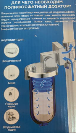 Дозатор полифосфатов Дозафос 1/2" (ВР)