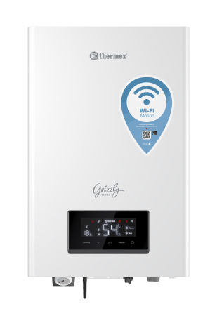 Котел электрический GRIZZLY WI-FI (одноконтурный, 12 кВт, 220/380В, насос, расш. бак, ЖК дисплей)
