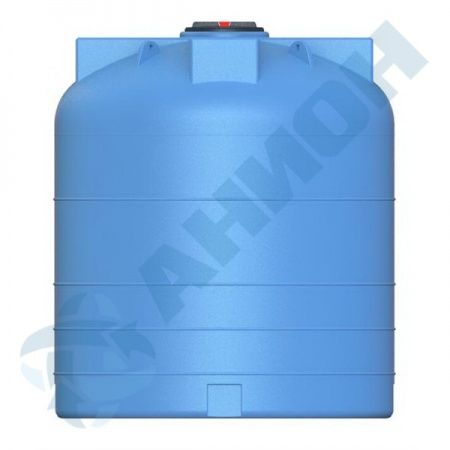 Емкость ПЭ цилиндрическая синего цвета 6100л (6100ВФК2)