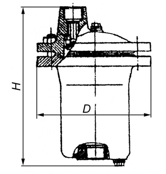 Конденсатоотводчик 45ч13нж Ду 25, муфтовый, поплавковый