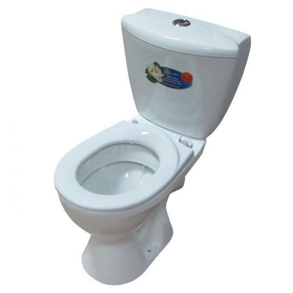 Унитаз "Вершок" детский, с бачком, белый, 1 кн.арм., косой выпуск, нижн.подв., сид.полипропилен