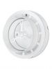 Анемостат пластиковый 100, Dн-145мм, белый, со стопорным кольцом