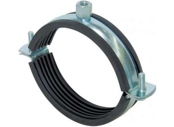 Хомут металлический 135-143мм (5",М10) без крепежа