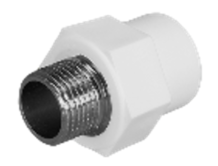 Муфта PPRC НР 50х1 1/2" под ключ (бел.) FD  (5/30)