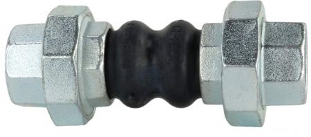 Компенсатор (виброкомпенсатор) муфтовый Ду 50 (резиновая вставка) Ру 16