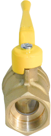 Кран ГАЗ 11б27п Ду 15 муфта/муфта "рычаг"   (серия - ГОСТ)