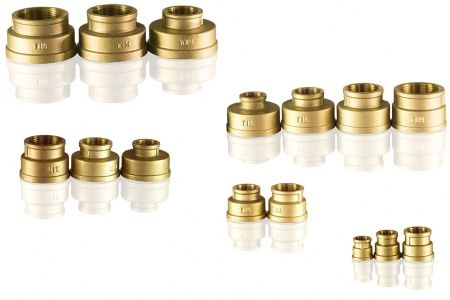 Муфта латунная переходная Ду 50х20