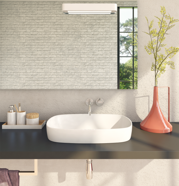 Умывальник мебельный "Купер-560" без перелива, без комплекта, без отверстия, белый