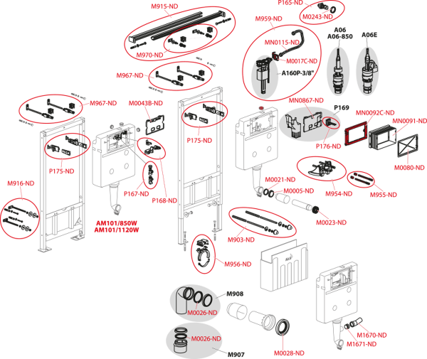 Система инсталляции для унитаза 3в1 AM101/1120 + M70-0001 (кнопка пластиковая, белая)