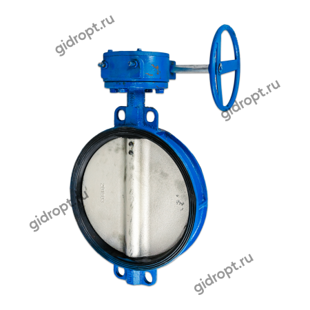Затвор дисковый Ру10/16 Ду 400, с редуктором (чугунный, поворотный)