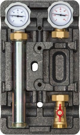 Насосная группа быстрого монтажа с прямым контуром 1", без насоса в теплоизоляции ZEISSLER