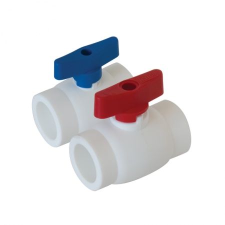 Кран шаровой PPRC 20 MINI (БЕЛЫЙ) Valfex   (20/120)