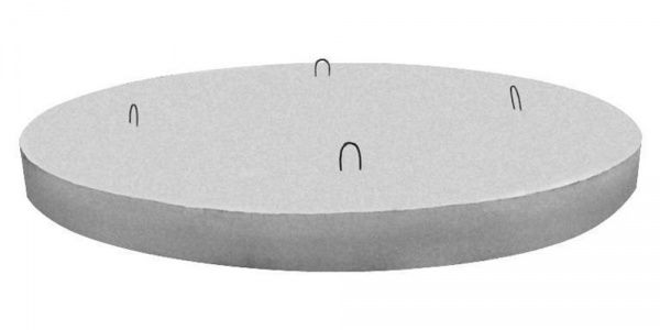 Дно железобетонное КЦД 10 (Детали колодцев)