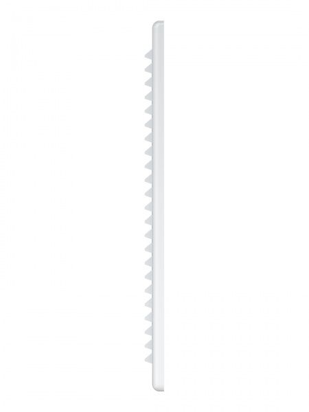 Решетка пластиковая 183х253, белая, сетка, разъемная