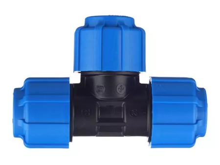 Тройник соединительный разъемный 20х20х20 (ПНД, Компрессия)