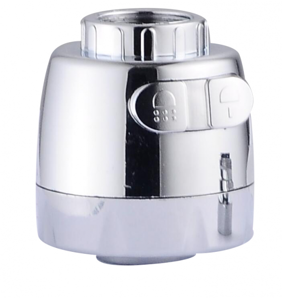 Аэратор пластиковый, 2 режима - душ, поток, внутренняя резьба