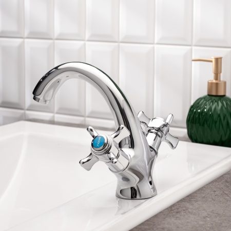 Смеситель BOOU для умыв. двуручный BA5341-1-B723