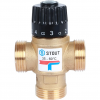 Клапан термостатический смесительный STOUT 1" НР Tрег=35-60оС  KVS 2,5