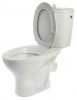 Унитаз "Комфорт Эконом" ЦОП, с бачком, белый, шток, косой выпуск, бок.подв., сиденье полипропилен