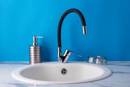 Смеситель BOOU для кух. однор.,гибк.изл.B8274-10F-E307А