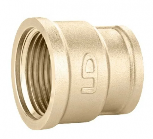 Муфта латунная переходная Ду 25х15, LD