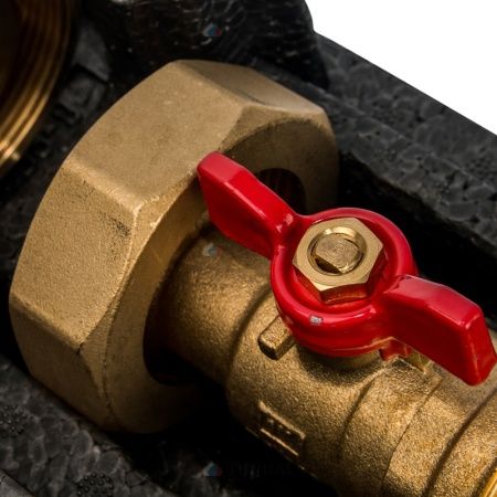 Насосная группа быстрого монтажа с прямым контуром 1", без насоса в теплоизоляции ZEISSLER