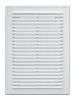 Решетка пластиковая 183х253, белая, сетка, разъемная