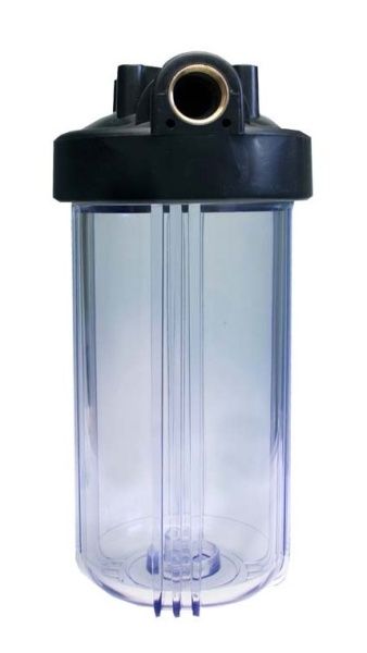 Магистральный фильтр ITA-35 BB 10" (прозрачная колба), диаметр подключения - 1", латунные вставки