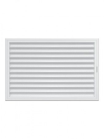 Решетка пластиковая 300х200, белая, сетка, разъемная