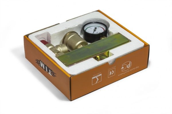 Группа безопасности котла TIM квадратная труба (3 Bar, 1", до 50 кВт)