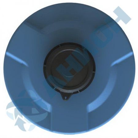 Емкость ПЭ цилиндрическая синего цвета 220 л (220ЕК)