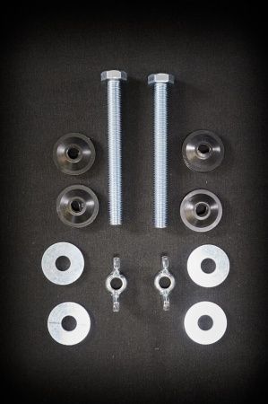 Болты крепления бачка к унитазу М8*80 (2 болта, 2 гайки, 4 спецпрокладки, 4 шайбы)