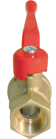 Кран 11б27п1 Ду 20 муфта/резьба "рычаг"   (серия - ГОСТ)