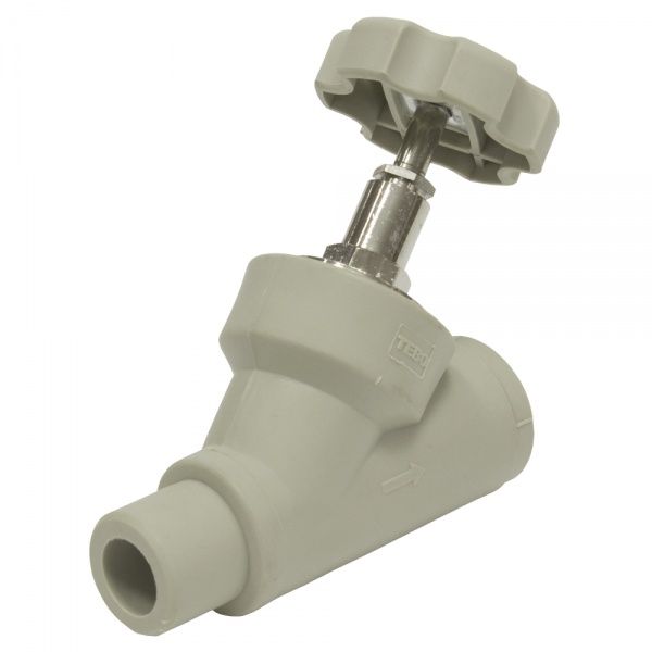 Вентиль ручной балансировочный PPRC 25 (сер.) Тebo (5/30)