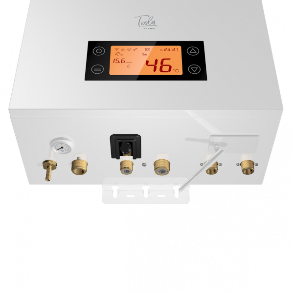 Котел электрический TESLA 12-24 WI-FI (Double) (двухконтурный, 24 кВт, 380В, насос, р/бак, ЖК диспл)