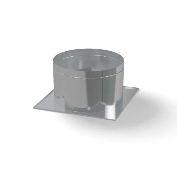 Потолочно-проходной узел круглый, нерж. Ф 400 мм. (430/0,5 мм.), max t=200°C