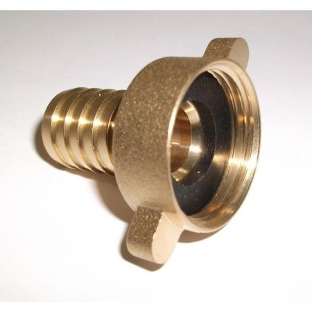 Штуцер разъемный ВР 1/2"х14 мм (латунный)