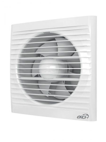 Вентилятор D-150мм, 200х200мм, ERA 6C (с клапаном 290 м3/ч, 42 Па, 16 Вт, 220В, 38 дБ)