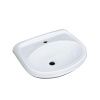 Умывальник "Браво" без комплекта, 1 отверстие, белый