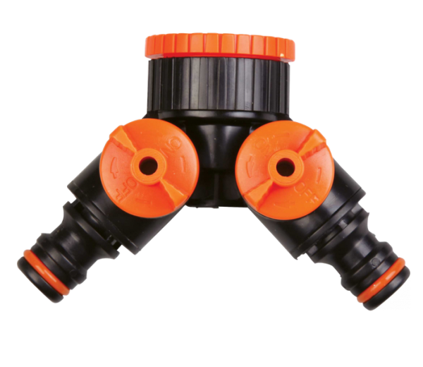Разветвитель на две линии, регулируемый, пластиковый ВР 3/4", AP 1019