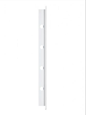 Дверца пластиковая АБС 168х318 (146х296) белая с фланцем, ручка