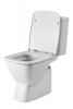 Унитаз Нео с бачком, белый, 2 х кн.арм., прямой выпуск, нижн.подв., сид.дюр.(тонкое), микролифт